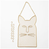 Cat Silhouette Metal Hanging Jewelry Organizer - Aaria Tees