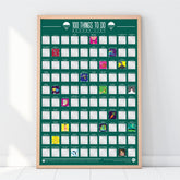 Bucket List Scratch Poster - Aaria Tees