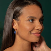 Faceted Gemstone Gold Filled Earrings - Aaria Tees