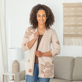 Pop of Paw Long Cardigan - Aaria Tees