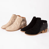 Corkys Butternut Side Zip Ankle Boots - Aaria Tees