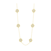 Adeline Pave Necklace - Aaria Tees