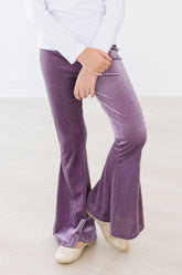 Amethyst Ribbed Velvet Bells - Aaria Tees