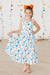 Anchors Away Ruffle Maxi Dress - Aaria Tees