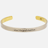 When I Let Go... Mixed Metals Cuff Bracelet - Aaria Tees