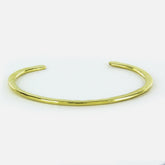 Pounded Brass Cuff Bracelet - Aaria Tees