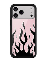Flames | Pink & Black iPhone Case - Aaria Tees