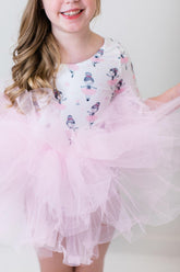 Ballerina 3/4 Tutu Leotard - Aaria Tees