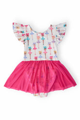 Ballerina Bows S/S Twirl Leotard - Aaria Tees