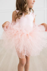 Ballet Pink Tank Tutu Leotard - Aaria Tees