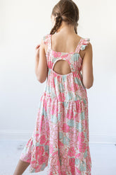 Beach Daze Ruffle Maxi Dress - Aaria Tees