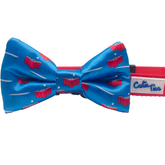 Beer Pong Blue Dog Bow Tie - Aaria Tees