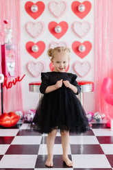 Black Shimmer 3/4 Sleeve Tutu Dress - Aaria Tees