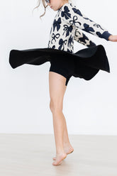 Black Twirl Skort - Aaria Tees