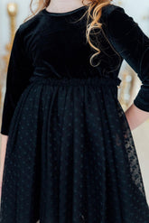 Black Velvet Tutu Dress - Aaria Tees