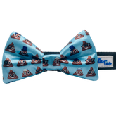 Blue Poo Dog Bow Tie - Aaria Tees