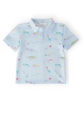 Boys Fish Hook S/S Polo - Aaria Tees