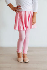 Bubblegum Pink Twirl Skegging - Aaria Tees