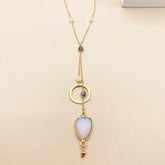 Opalite Ballet Necklace - Aaria Tees