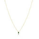 Ines Raindrop Necklace Emerald - Aaria Tees