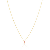 Ines Raindrop Necklace Pink - Aaria Tees