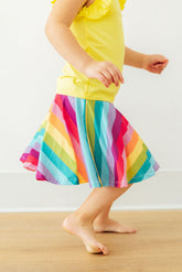 Cheerful Stripes Twirl Skort - Aaria Tees
