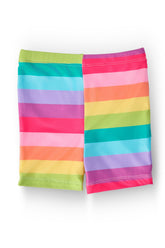 Cheerful Stripes Twirl Shorts - Aaria Tees