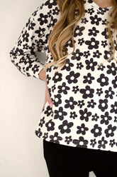 Girly vibes collection- Midnight flower - Aaria Tees