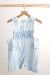 Blue easter bunny hand-smocked boy jonjon - Aaria Tees