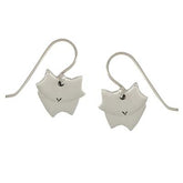 Dancing Cat Sterling Silver Earrings - Aaria Tees