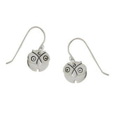 Dancing Owl Sterling Silver Earrings - Aaria Tees