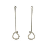 Enchanting Sterling Silver Long Earrings - Aaria Tees