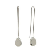 Balanced Sterling Silver Long Earrings - Aaria Tees