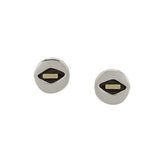 Night Niu Mixed Metal Post Earrings - Aaria Tees