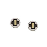 Well Doko Mixed Metal Earrings - Aaria Tees