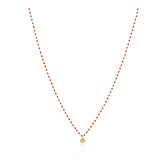 Elsa Mini Heart Necklace Red - Aaria Tees