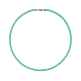 Karla Tennis Necklace - Turquoise