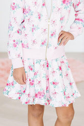 Gingham Bows Ruffle Twirl Skort - Aaria Tees