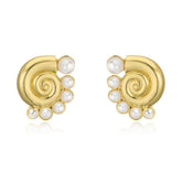 Mini Pearl Shell Earring - Aaria Tees