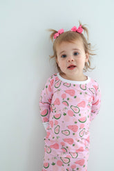 Pink Paradise Baby Pajama Set - Aaria Tees