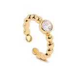 Bezel Beaded Ring - Aaria Tees