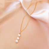 Pearl Bar Necklace - Aaria Tees
