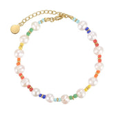 Malibu Rainbow Pearl Bracelet - Aaria Tees