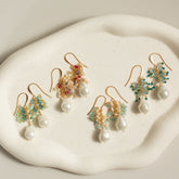 Pearl Gossamer Earrings - Aaria Tees