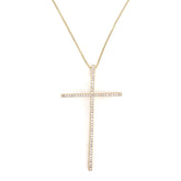 Moriah CZ Cross Necklace - Aaria Tees