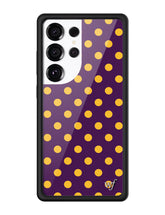 Polka Dot | Purple and Yellow Samsung Galaxy Case - Aaria Tees