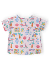 La Dolce Vita Ruffle Pocket Tee - Aaria Tees