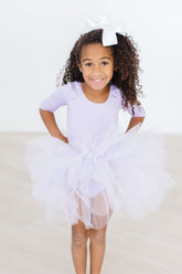 Lavender 3/4 Tutu Leotard - Aaria Tees