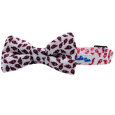 Lobster White Dog Bow Tie - Aaria Tees