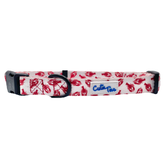 Lobster White Dog Collar - Aaria Tees